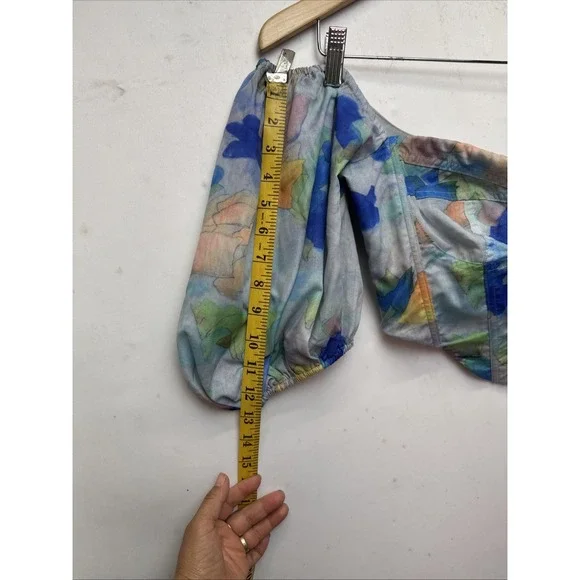 Fashion, Nova Butterfly_chic_clothing wWatercolor Corset Top Size Medium - Picture 7 of 13